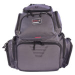 130455 GPS Bags 1711BPG Handgunner Backpack Gray Holds 4 Handguns