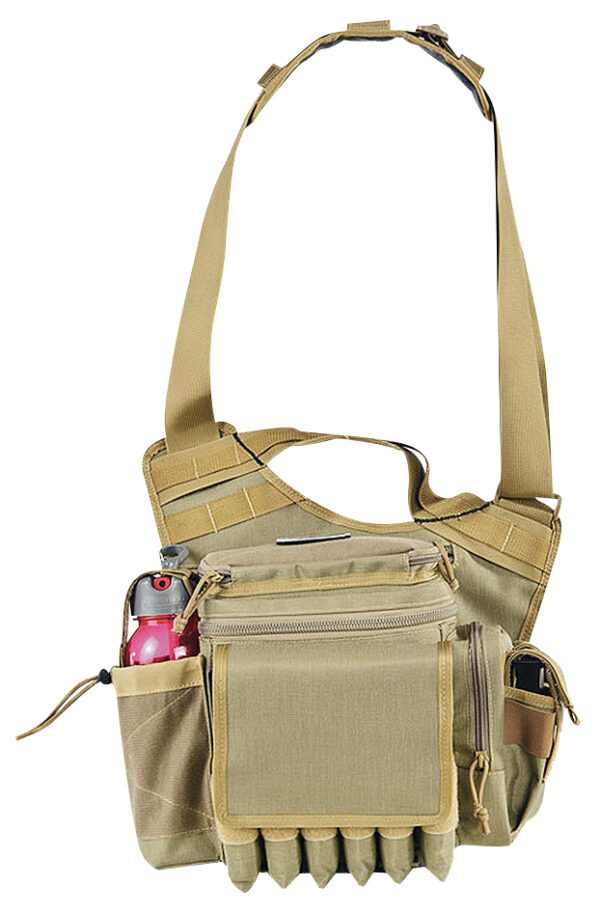 130470 GPS Bags 1180RDPT Rapid Deployment Sling Pack Tan 600D Polyester Large 1 Handgun