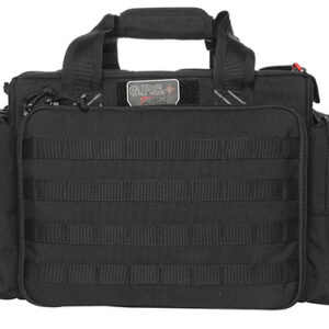 GPS Bags GPST1714LRB Tactical  Black 1000D Nylon Teflon Coating with Foam Cradle Holds 5 Handguns,  Storage Pockets & Handgun Sleeve Includes Ammo Dump Cups