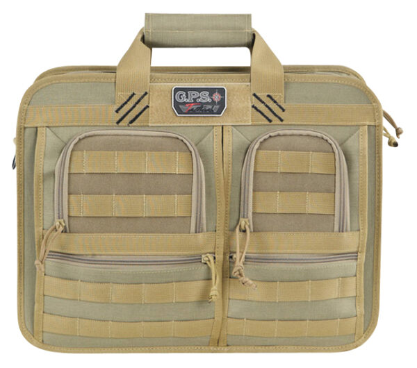 130529 GPS Bags T1551BCT Tactical Operations Brief Case Tan 1000D Polyester 1 Handgun