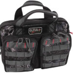 130531 GPS Bags GPST1316PCP Tactical Quad +2 PRYM1 Blackout 1000D Polyester with YKK Lockable Zippers, 8 Mag Pockets, 2 Ammo Front Pockets, Visual ID Storage System & Holds Up To 6 Handguns