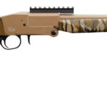 130860 Charles Daly 930270 101 Turkey 410 Gauge Break Open 3" 1rd 20" Flat Dark Earth Cerakote Steel Barrel & Receiver, Fixed Mossy Oak Bottomland Synthetic Stock