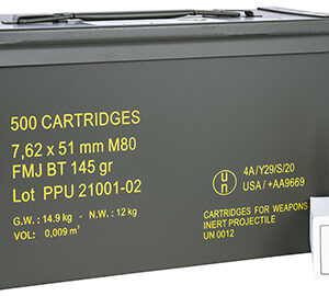 PPU PPRM762M Rangemaster  7.62x51mm NATO 145 gr Full Metal Jacket Boat Tail/ 500rds *Sold by Case *Includes Metal Can