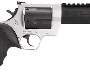 Taurus 2460055RH Raging Hunter  460 S&W Mag 5rd 5.12" Matte Black Oxide Cylinder & Barrel Matte Stainless Steel Frame Black Rubber with Integrated Cushion Insert Grip