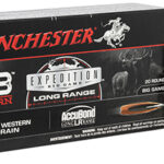 132129 Winchester Ammo S68WLR Expedition Big Game Long Range 6.8 Western 165 gr Nosler AccuBond Long Range 20 Per Box/ 10 Case