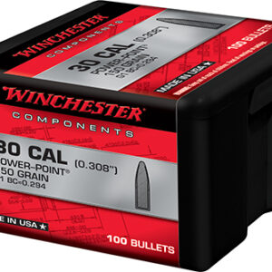 Winchester Ammo WB30PP150X Centerfire Rifle  30 Cal .308 150 gr Power Point 100 Per Box/ 10 Case