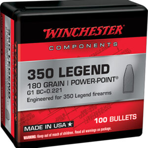 Winchester Ammo WB350P180X Centerfire Rifle  350 Legend 180 gr Power Point 100 Per Box/ 10 Case