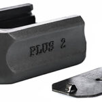 133959 Mec-Gar F42099SET Plus-2 Adapter Set made of Polymer & Steel with Black Finish for Mec-Gar Optimum Flush Magazines