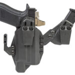 134618 1 Blackhawk 416876BK Stache IWB Size 76 Black Polymer Belt Clip Compatible w/Glock 43X/48 w/SureFire XSC Ambidextrous