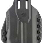 134622 Blackhawk 416476BK Stache IWB Size 76 Black Polymer Belt Clip Compatible w/Glock 43X/48 w/SureFire XSC Ambidextrous