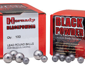 Hornady 6040 Black Powder Lead Balls 45 Cal .440 100 Per Box/ 25 Case