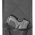 136373 Crossfire Shooting Gear CRFDFNDSA1 The Defender Bedside Size OSFA Black Ballistic Nylon Ambidextrous