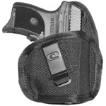 136385 Crossfire Shooting Gear CRFTPSTLSRSA1C3R The Tempest Laser IWB Size 03 Black Ballistic Nylon Belt Clip Fits Compact 3-3.50" Barrel Right Hand