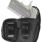 136387 Crossfire Shooting Gear CRFVIGRSA1S2R The Vigor IWB Size 02 Black Ballistic Nylon Double Belt Clip Fits Subcompact Fits 2-2.50" Barrel Right Hand