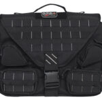 136857 GPS Bags T1350BCB Tactical Brief Case Black 1000D Polyester 1 Handgun