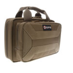 136867 GPS Bags PC15FDE Pistol Case Flat Dark Earth 600D Polyester Holds 1 Handgun