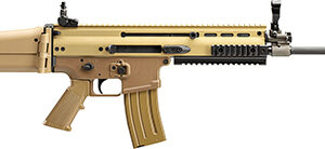 FN SCAR 16S FDE 5.56x45mm rifle with 16.25 inch barrel and folding telescoping stock