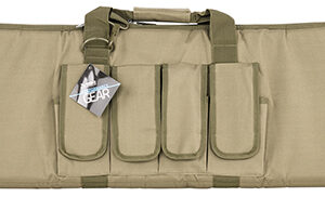 NcStar CVCP2960G36 2960 Carbine Case 36" OD Green Carbine w* Heavy Duty Locking Zipper