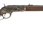 142129 Cimarron CA2011G35 1873 Saddle Full Size 45 Colt (LC) 10+1, 18" Blued Octagon Steel Barrel, Color Case Hardened Steel Receiver, Checkered Walnut Stock, Right Hand