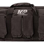 142505 M&P Accessories 110025 Pro Tac Gun Case 42" Black Nylon w/ Full Length External Pocket & 6 Magazine Pouches