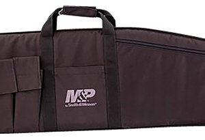 M&P Accessories 110016 Duty Series Large Case 45" Black 5 Exterior Mag Pouches for Rifle/Shotgun