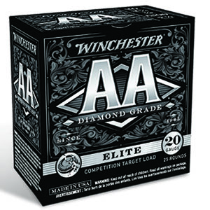 Winchester Ammo AADG207 AA Diamond Grade Elite Trap 20 Gauge 2.75" 7/8 oz 7.5 Shot 25 Per Box/ 10 Case