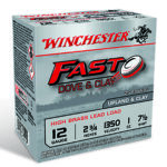 142836 Winchester Ammo WFD127B Fast Dove & Clay High Brass 12 Gauge 2.75" 1 oz 7.5 Shot 25 Bx/10 Case