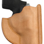 144071 Galco PH158 Front Pocket Natural Horsehide Fits Ruger LCR/Charter Arms Undercover; Ambidextrous