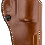 144079 Galco PHX334 Phoenix OWB Tan Leather Belt Slide Fits Ruger GP100 Fits S&W L Frame Right Hand