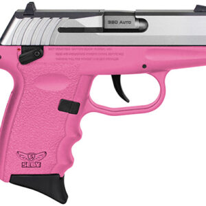 SCCY CPX-4 pistol pink polymer frame stainless slide 2.96 inch barrel