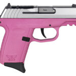 144623 SCCY Industries CPX2TTPKRDRG3 CPX-2 Gen3 RD 9mm Luger 10+1 3.10" Pink Polymer w/ Picatinny Rail Serrated Stainless Steel Slide Pink Polymer Grip