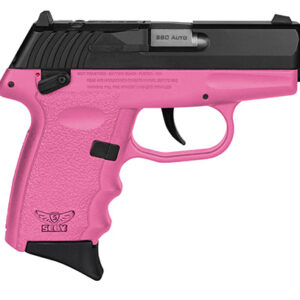 SCCY CPX-4 .380 ACP pistol pink polymer frame black nitride slide red-dot ready
