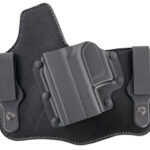 145090 Galco KT801RB KingTuk Deluxe IWB Black Kydex/Leather Compatible w/Glock 43/43X/Springfield Hellcat Pro UniClip Mount Left Hand