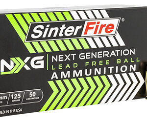 SinterFire Inc SF10125NXG Next Generation (NXG)  10mm Auto 125 gr Lead Free Ball 50 Per Box/ 20 Case