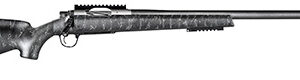 Christensen Arms Traverse .375 H&H Magnum 22" threaded stainless barrel with black and gray Monte-Carlo stock
