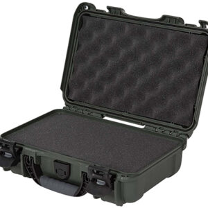 Nanuk 9091006 909  Waterproof & Airline Approved Olive Resin w/ Cubed Foam 11.44" L x 7" W x 3.68" H Interior Dimensions