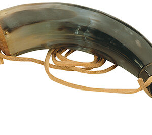 Traditions A1252 Authentic Powder Horn  with Sling and Wood Cap
