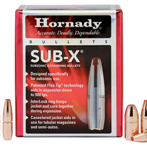 Hornady 45031 Sub-X  45 Cal 395 gr Subsonic eXpanding 50 Per Box/ 15 Case