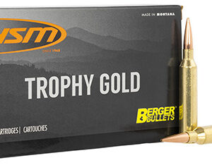 HSM 264WM130VLD Trophy Gold Extended Range 264 Win Mag 130 gr Berger Hunting VLD Match 20 Per Box/ 20 Case
