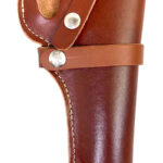 149450 Hunter Company 1100-41 Belt OWB Size 41 Chestnut Tan Leather Belt Loop Fits DA Revolver Fits 4.63-6" Barrel Right Hand Compatible w/ Hunter Buscadero/Straight Cartridge Belts