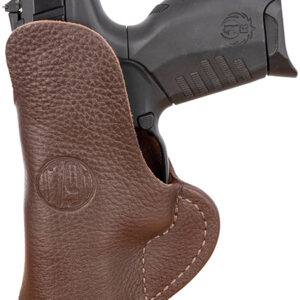 1791 Gunleather FCD0BRWL Fair Chase  IWB Size 0 Brown Leather Deer Hide Belt Clip Fits Sig P938 Left Hand