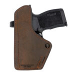 151594 Versacarry 1CC2621HCT Compound Custom IWB Brown Polymer Belt Clip Fits Springfield Hellcat Right Hand