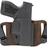 151632 Versacarry INS201G19 Insurgent Deluxe IWB/OWB Brown Polymer Belt Clip Fits Glock 19 Right Hand