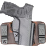 151634 Versacarry INS201365 Insurgent Deluxe IWB/OWB Brown Polymer Belt Clip Fits Sig P365 Right Hand