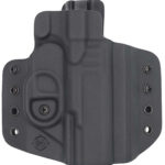 151957 C&G Holsters 1212100 Covert OWB Black Kydex Belt Loop Fits Walther PDP 4" Right Hand