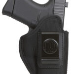 151968 1791 Gunleather PNIWB3BLKR Premium Nylon IWB Size 03 Black Ballistic Nylon Belt Clip Right Hand