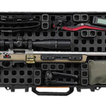 152201 Magpul MAG1302-BLK DAKA Grid Organizer Black Polypropylene for Pelican 800 Vault Double Rifle Case