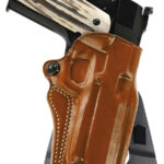 153621 1 Galco SM2-652 Speed Master 2.0 OWB Tan Leather Paddle Fits Mossberg MC1sc/Ruger Max-9/S&W M&P Shield Plus/Shield 3"9/40 & 2.0 9/40 Right Hand