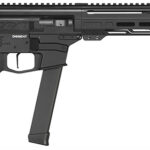 153767 CMMG 99A68A2AB Dissent MKGS 9mm Luger 33+1 6.50", Black, Picatinny Brace Adapter, 5.50" M-LOK Handguard, Left Side Charging Handle, Zeroed Linear Comp, TriggerTech Trigger (Glock Mag Compatible)