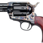 154516 Pietta HF9CHS312NM Great Western II Posse 9mm Luger 6rd 3.50" Blued Octagon Barrel & Cylinder, Color Case Hardened Steel Frame, Walnut Grip, Exposed Hammer